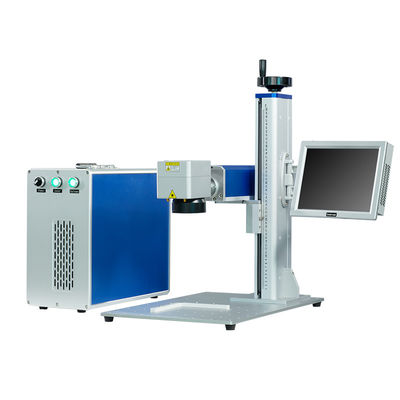 80khz Handheld Metal Engraving Machine , 2A Fiber Laser Engraver