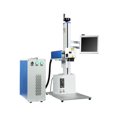 30 Watt Fiber Laser Marking Machine , 1064nm Laser Engraver Portable