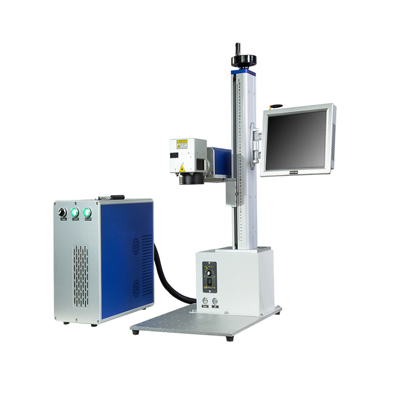 30 Watt Fiber Laser Marking Machine , 1064nm Laser Engraver Portable